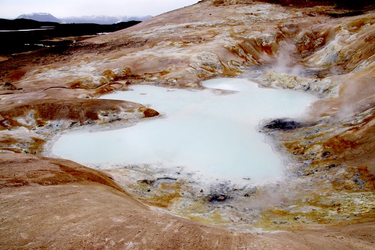 Un ange passe - Krafla - Islande Lac sulfureux - Krafla - Islande
