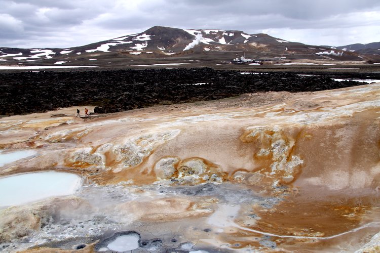 Zone volcanique active - Krafla - Islande Zone volcanique active - Krafla - Islande