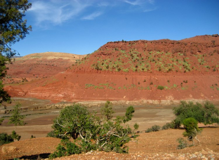 Paysages arides de la région de Bin el Ouidane, Haut-Atlas, Maroc © reiki-formation Bin el Ouidane, Maroc - reiki-formation
