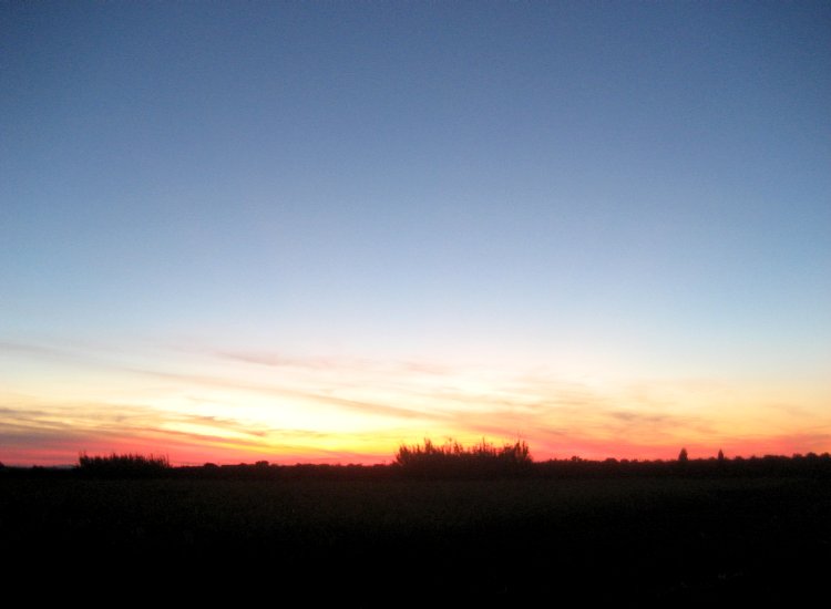 Coucher de soleil dans la région de Beni Mellal © reiki-formation Ciel Beni Mellal - reiki-formation