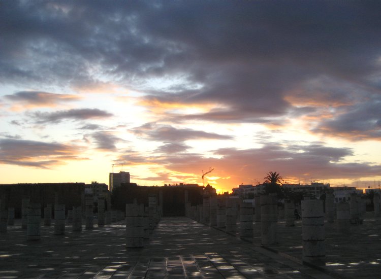 Coucher de soleil sur Rabat, Maroc © reiki-formation Coucher de soleil sur Rabat - reiki-formation
