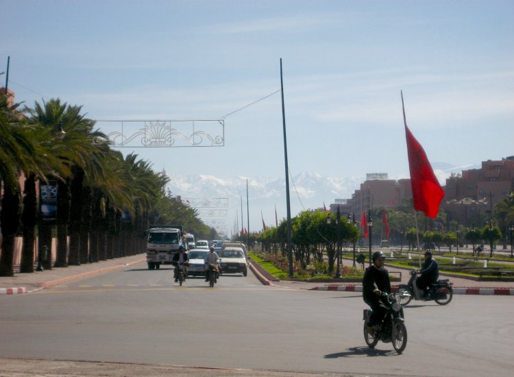 Marrakech sur fond de neige © reiki-formation Marrakech sur fond de neige - reiki-formation