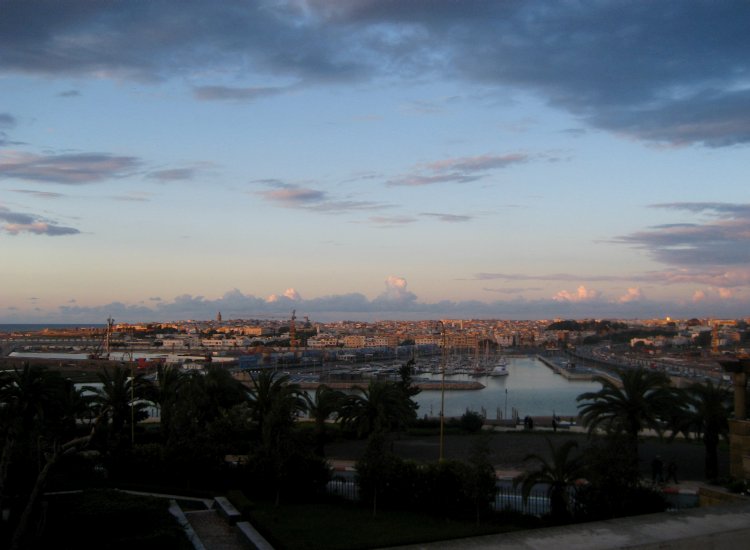 Embouchure du BouRegreg au coucher du soleil © reiki-formation Embouchure du BouRegreg, Rabat, Maroc - reiki-formation