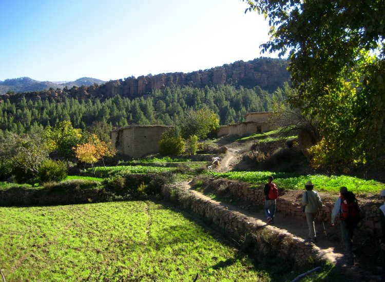 Randonnée à Tamga dans le Haut-Atlas marocain © reiki-formation Tamga Haut-Atlas Maroc - reiki-formation