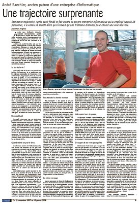 Article paru dans le journal l'Objectif du 21 d�cembre 2007