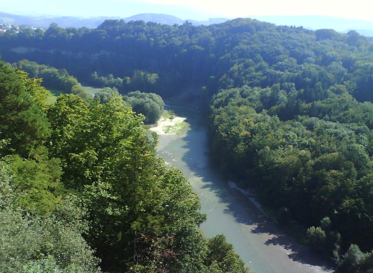 Reiki-Fribourg - La Sarine en aval direction Marly