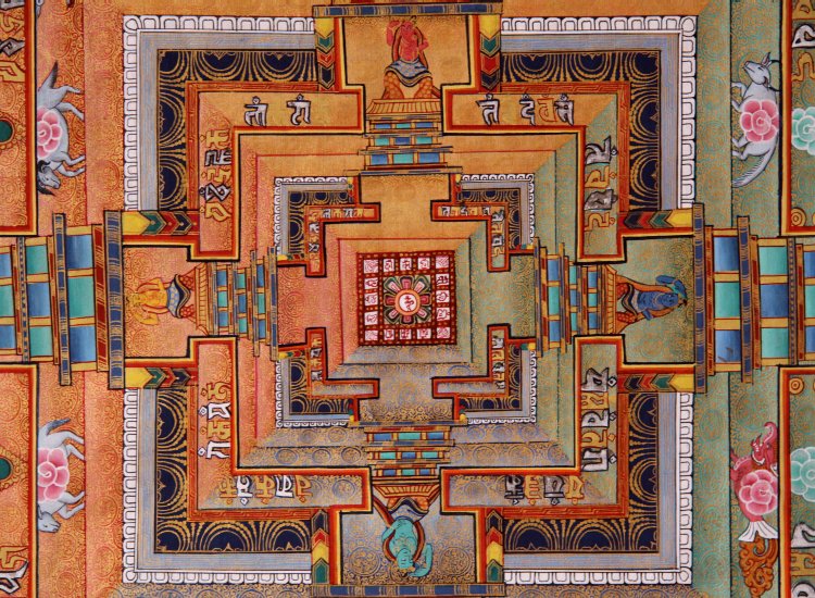 Le mandala avec toujours plus de recul Mandala - recul 2