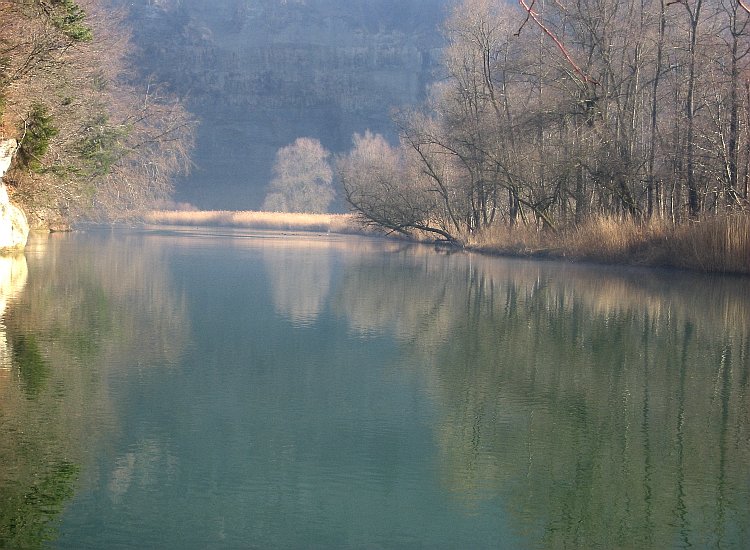 Reiki - Le lac de Pérolles alimenté par la Sarine