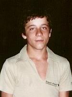 André Baechler, à Cattolica en Italie à l'âge de 14 ans André Baechler, Cattolica, Italie, 1979