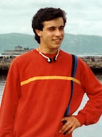 André Baechler, à l'âge de 19 ans André Baechler, 19 ans, 1984