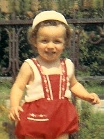 André Baechler, à Bienne à l'âge de 2 ans André Baechler, 2 ans, 1967