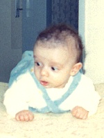 André Baechler, à Bienne à l'âge de 3 mois André Baechler, 3 mois, 1966