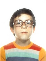 André Baechler, à Bienne à l'âge de 8 ans André Baechler, 8 ans, 1973