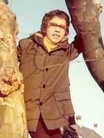 André Baechler, à Bienne à l'âge de 9 ans André Baechler, 9ans, 1974