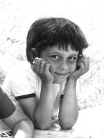 André Baechler, à l'école enfantine à Bienne à l'âge de 6 ans André Baechler, école enfantine à Bienne, 1971