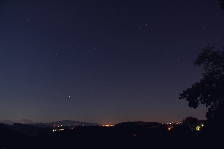 Ciel étoilé un soir de pleine lune © reiki-formation Ciel étoilé - reiki-formation